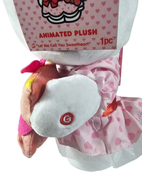 2026 Hello Kitty Valentines Side Stepper Animated Plush BRAND NEW EARLY RELEASE - Picture 5 of 8